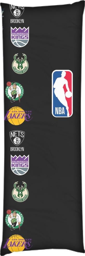 Подушка дакимакура NBA Логотипы 3 60x180 см (14100205)