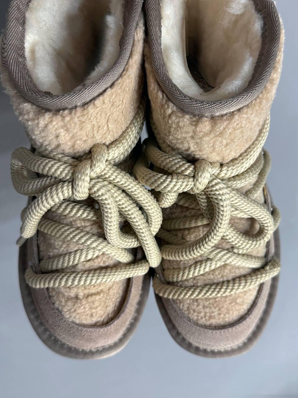 Уггі жіночі Hengji 52-3 сноубутси замшеві з хутром тедді на високій підошві р. 38 Бежевий (5141) - фото 9 Уггі жіночі Hengji 52-3 сноубутси замшеві з хутром тедді на високій підошві р. 38 Бежевий (5141) - фото 9