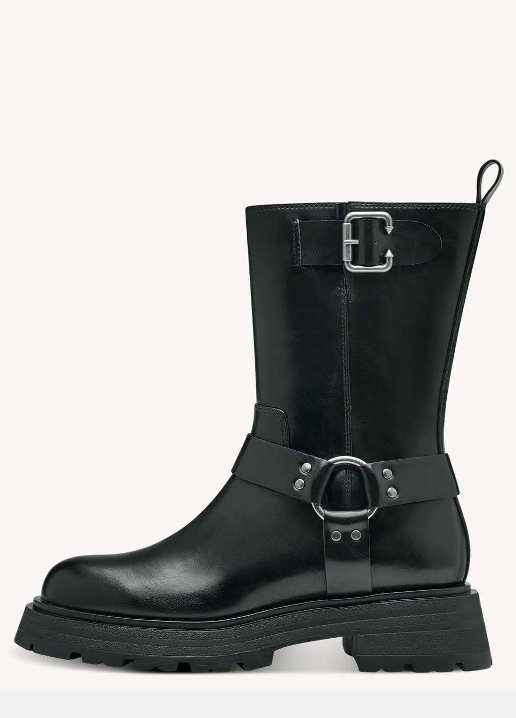 Ботинки женские Tamaris из искусственной кожи р. 40 Черный (FS00008-02)