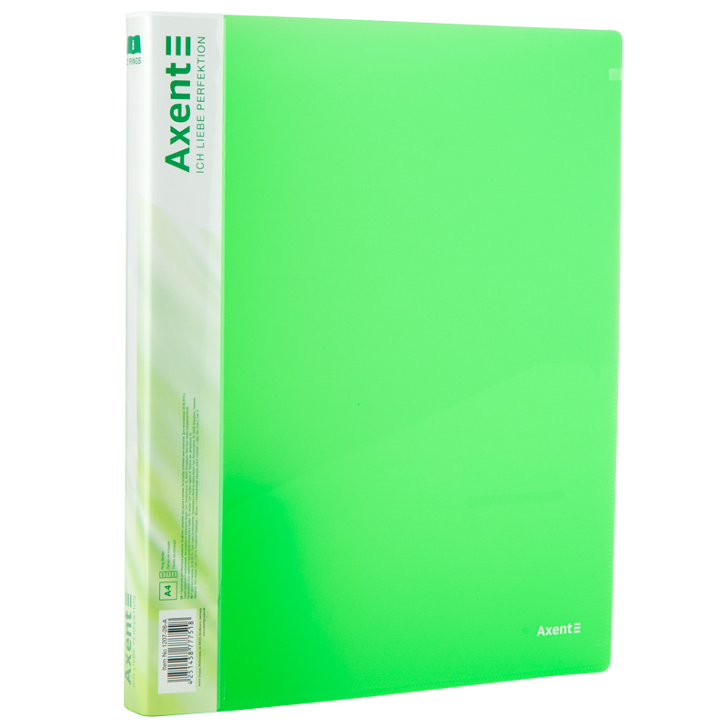 Папка на 2-х кольцах Axent 25 мм Зеленый (1207-26-A)