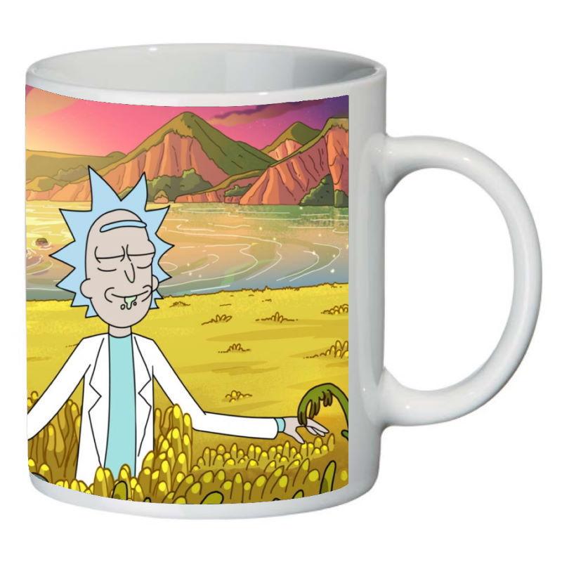 Кружка с принтом Рик и Морти (SC-RM-008)