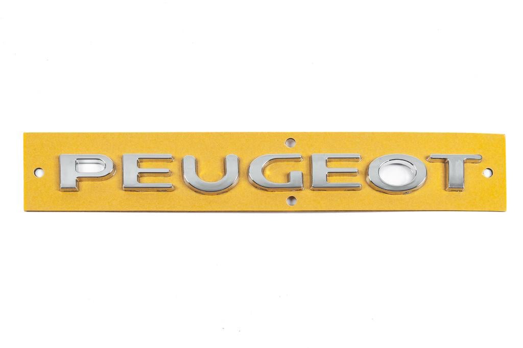 Надпись Peugeot 8665.VF Davs Auto для Peugeot 308 2007-2013 гг. abs-пластик Хром