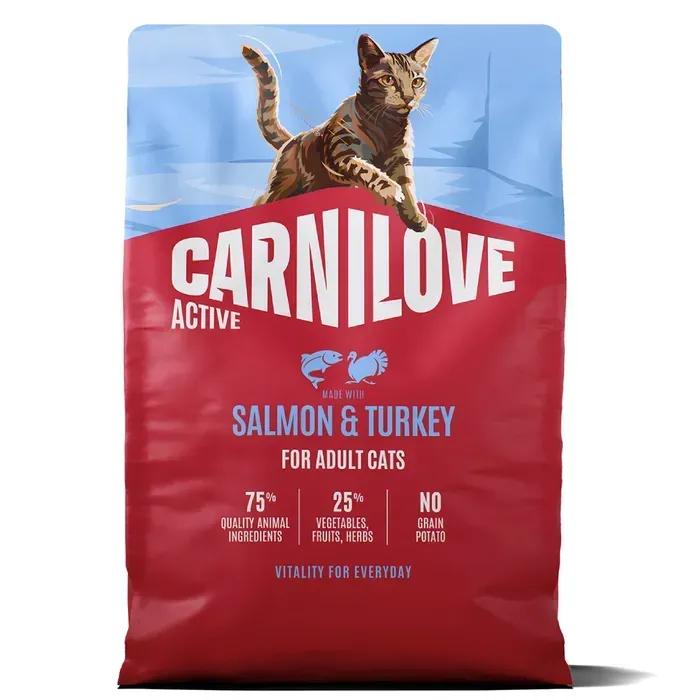 Корм сухий Carnilove Active Salmon & Turkey для кішок лосось та індичка 2 кг (173713)