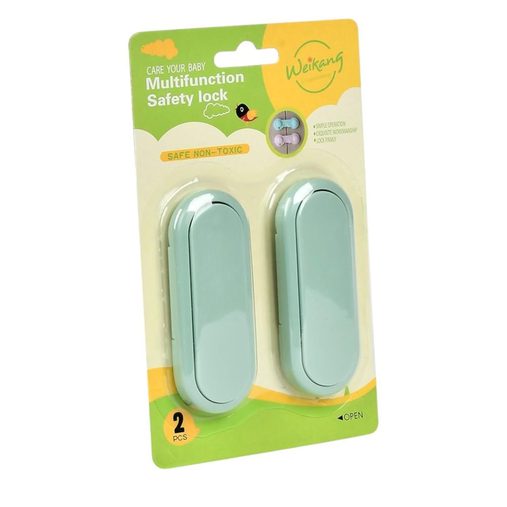 Защита от детей на мебель и двери Weikang R94778 пластиковые 2 шт. 9,5х4 см Зеленый (3c0cf4e8) Защита от детей на мебель и двери Weikang R94778 пластиковые 2 шт. 9,5х4 см Зеленый (3c0cf4e8)