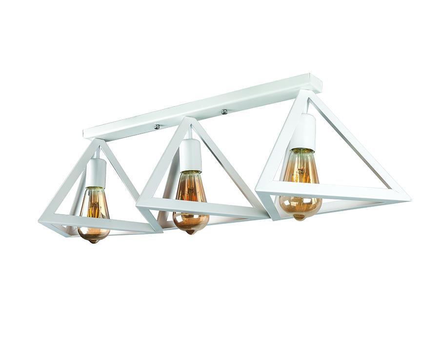 Люстра на 3 плафони Levistella 756XPR220F2-3 WH 500 Білий (LVS2789)