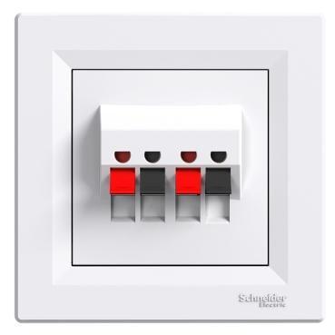 Аудиорозетка Schneider Electric Asfora Белый (27508322)