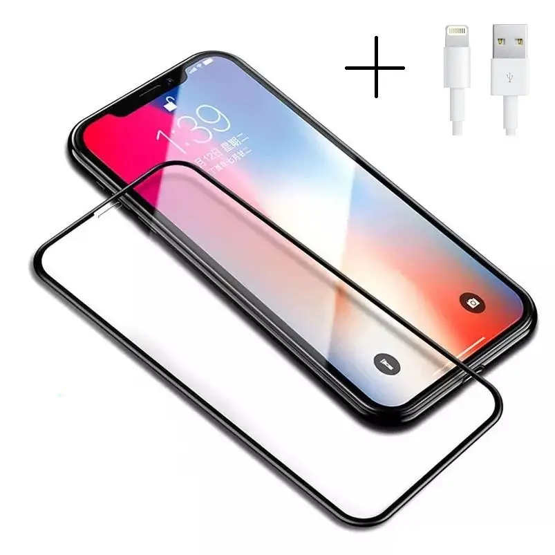 Защитное стекло Proda Guard 6D Full Glass iPhone X/Xs 0.2мм + Lightning кабель (2000700006027) Защитное стекло Proda Guard 6D Full Glass iPhone X/Xs 0.2мм + Lightning кабель (2000700006027)