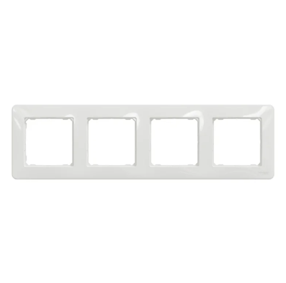 Рамка четверная горизонтальная Schneider Sedna Design Белый (28446122) Рамка четверная горизонтальная Schneider Sedna Design Белый (28446122)