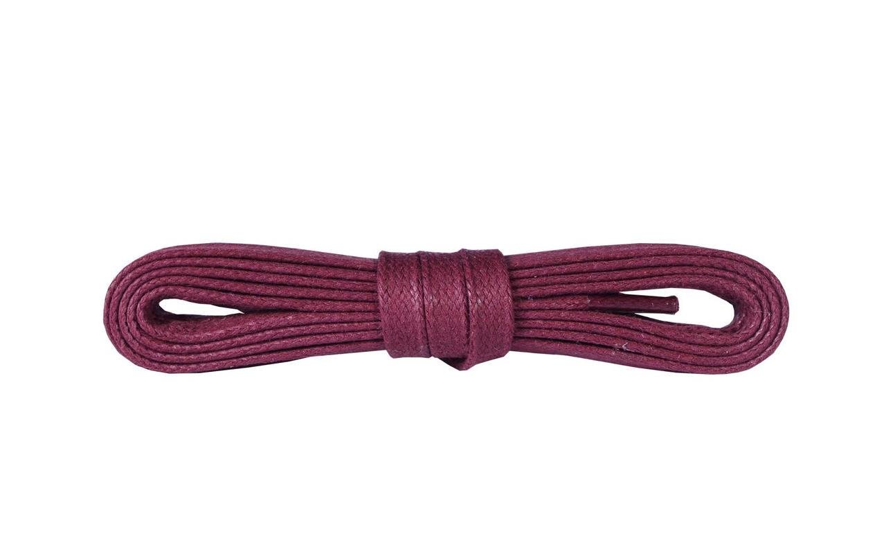 Шнурки для обуви Kaps вощеные плоские 75 см Бордовый