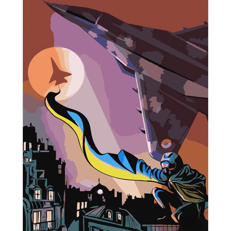 Картина по номерам Strateg Премиум Герои Киева 40x50 см (GS728)