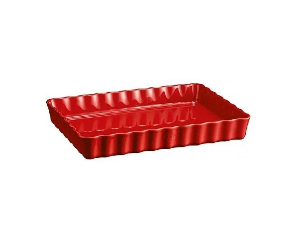 Форма для выпечки Emile Henry Ovenware прямоугольная 34х24 см Красный