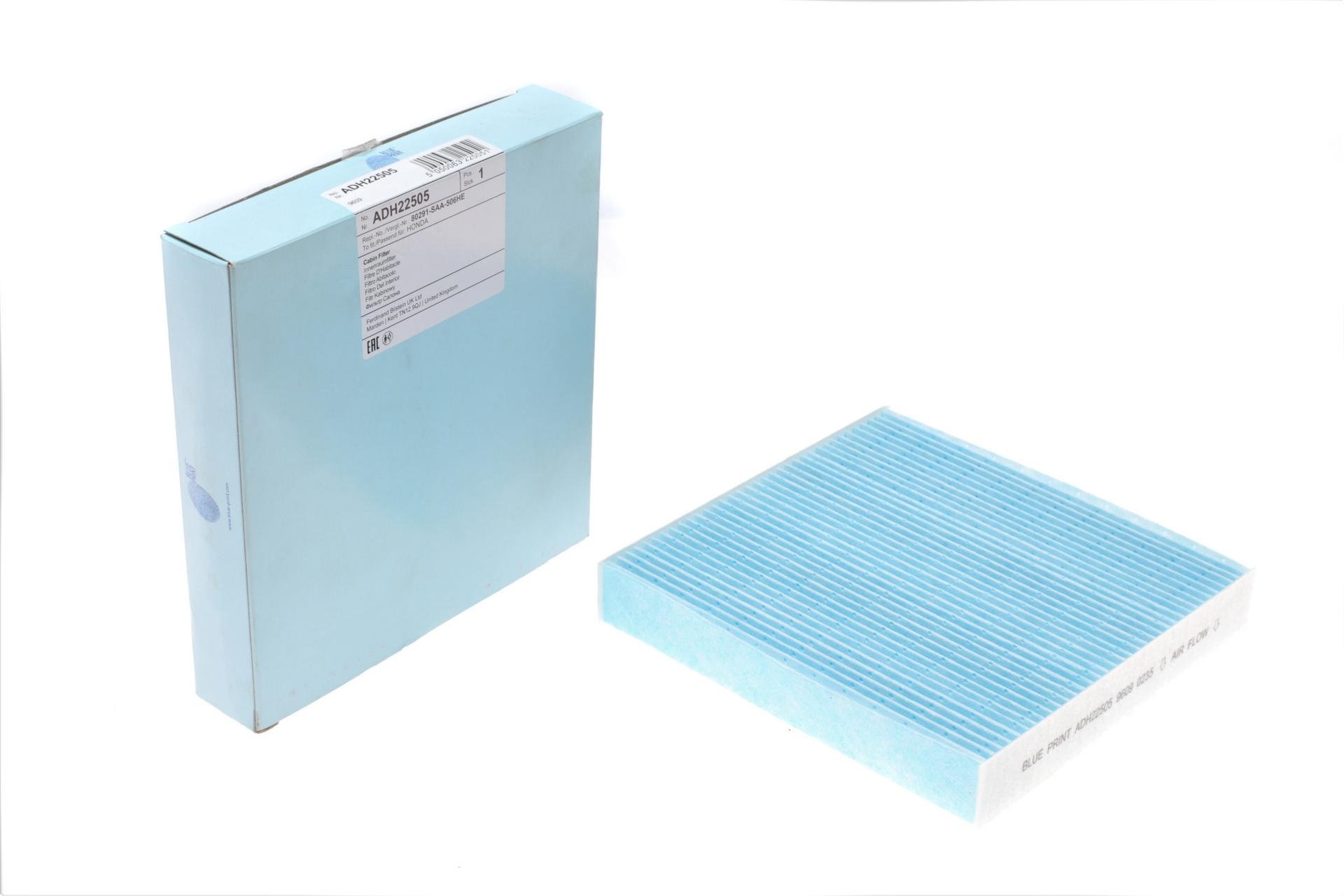 Фильтр салона BLUE PRINT для Suzuki Swift 05-/Honda Jazz II 02-08 (ADH22505)