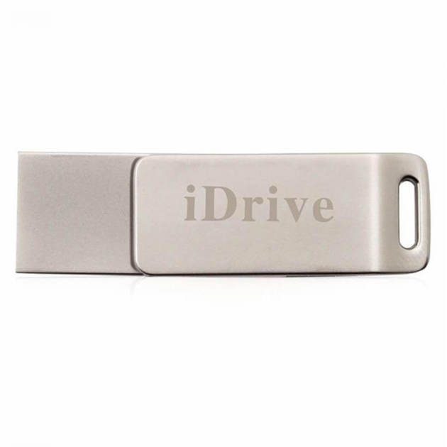 Флеш-память iDrive Metallic 64 Гб USB/Lightning Silver (e1bf5ffb)
