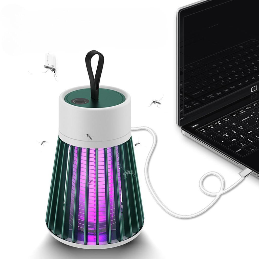 Лампа-ловушка комаров и мошек электрическая с LED-подсветкой питание от USB 12х9 см Зеленый с белым (D-0110) - фото 5 Лампа-ловушка комаров и мошек электрическая с LED-подсветкой питание от USB 12х9 см Зеленый с белым (D-0110) - фото 5