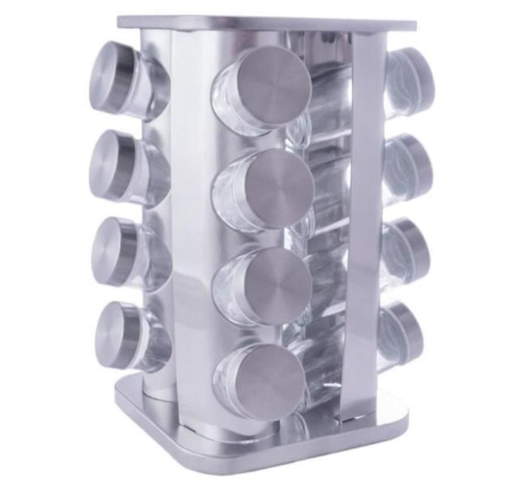 Набір для спецій Empire на підставці 17 пр. Сірий