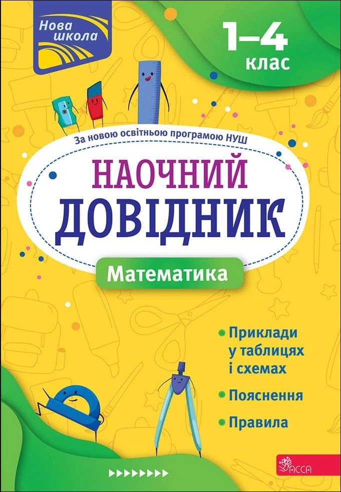 Книга Ірина Марченко "Наочний довідник. Математика. 1-4 клас" 9786177877638 Книга Ірина Марченко "Наочний довідник. Математика. 1-4 клас" 9786177877638