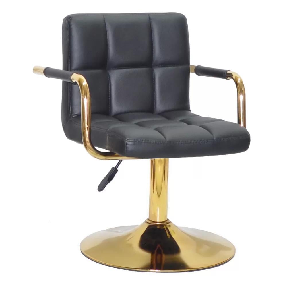 Стул Tetris arm lift gold экокожа Черный (900550) Стул Tetris arm lift gold экокожа Черный (900550)