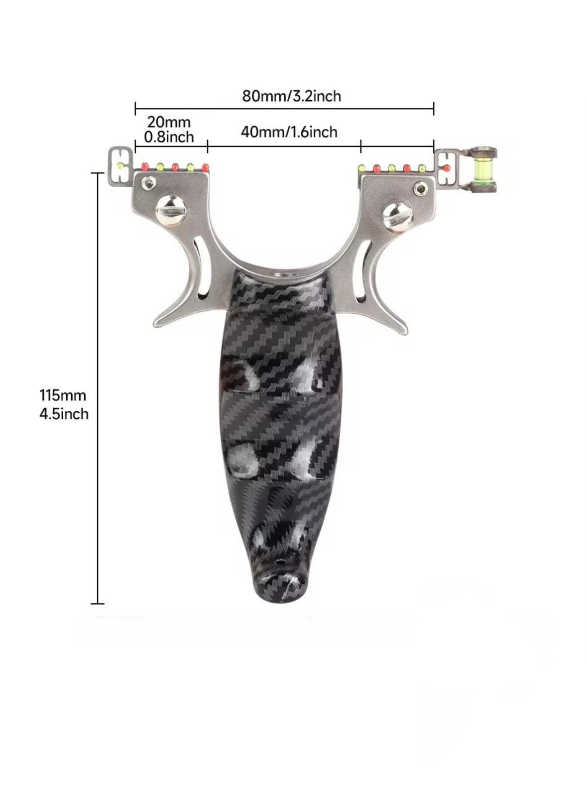 Рогатка ударна SFU Carbon Horn металева з прицілами (0012) - фото 3