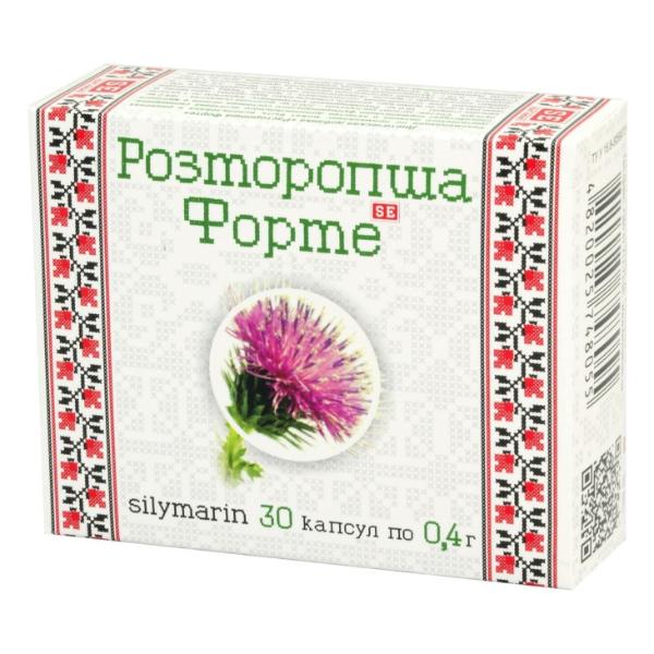 Расторопша Farmakom Расторопша Форте 30 капс. (000027451) Расторопша Farmakom Расторопша Форте 30 капс. (000027451)