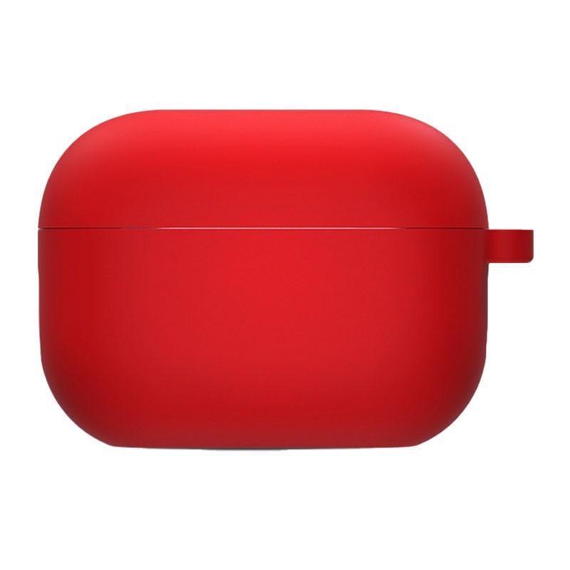 Футляр силіконовий Epik для навушників Airpods 4 з мікрофіброю Червоний/Red (00000075783_16)