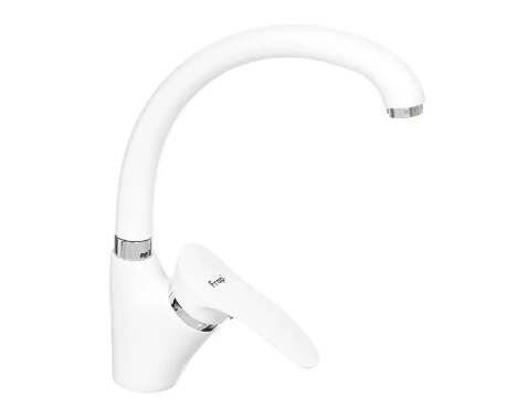 Змішувач для кухні Frap F4101-12 F41 d 40 мм Білий