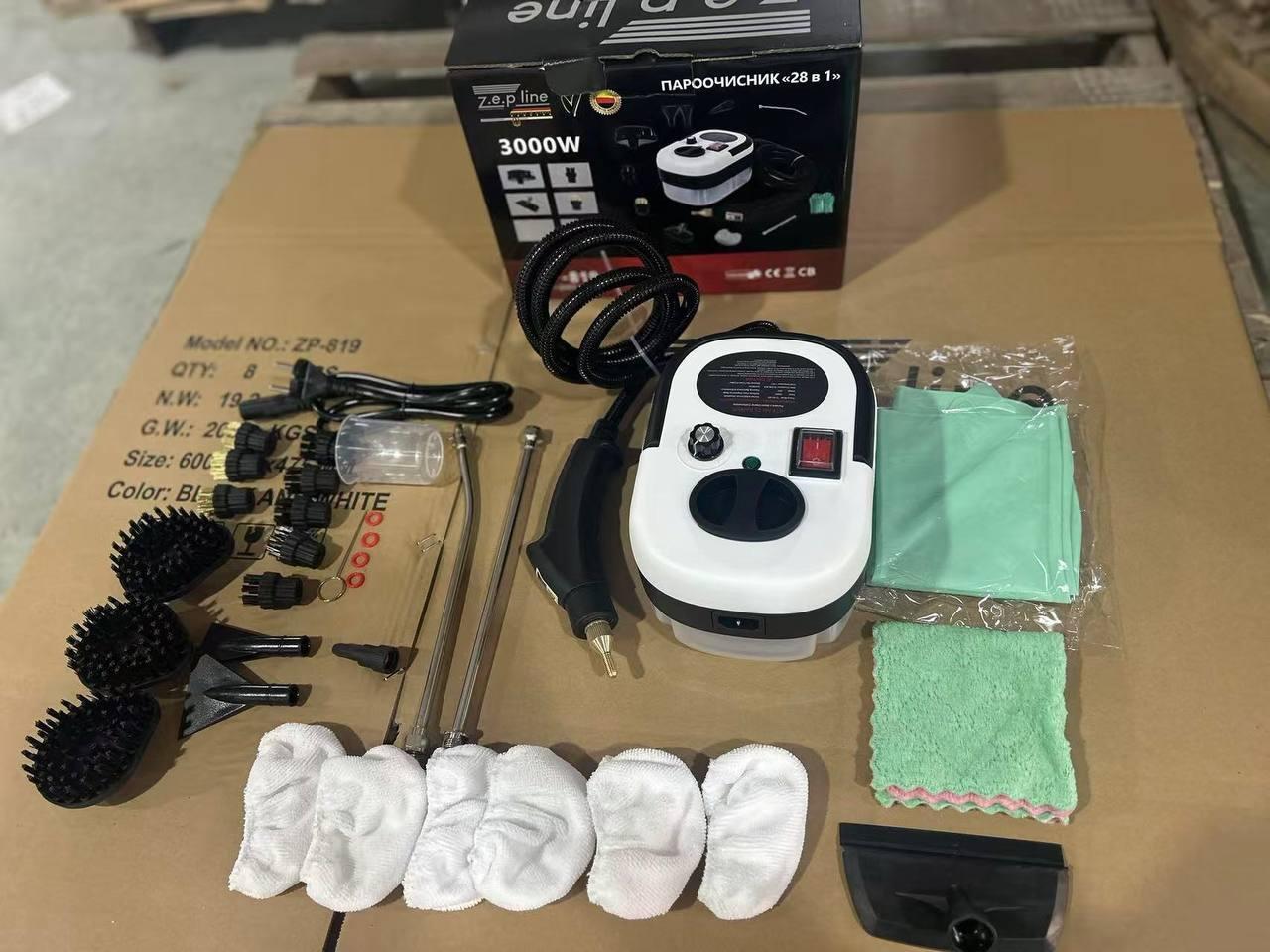 Пароочисник Zepline ZP-819 28в1 3000 Вт на 1500 мл - фото 3