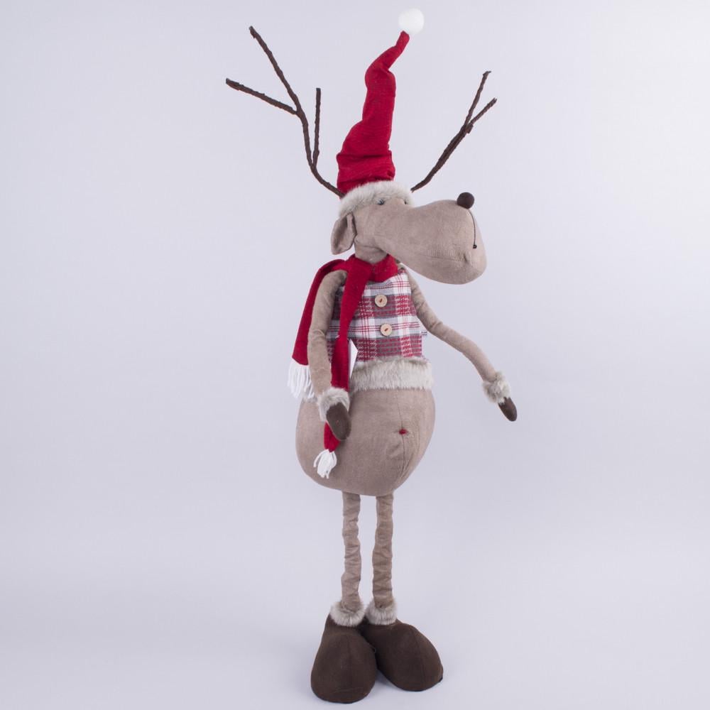 Статуэтка из ткани лось на длинных ногах 110 см (1343-2)