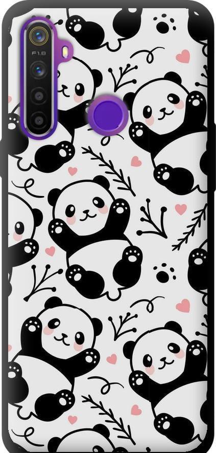Чехол на Realme 5 Панды (4318b-1862-42517)