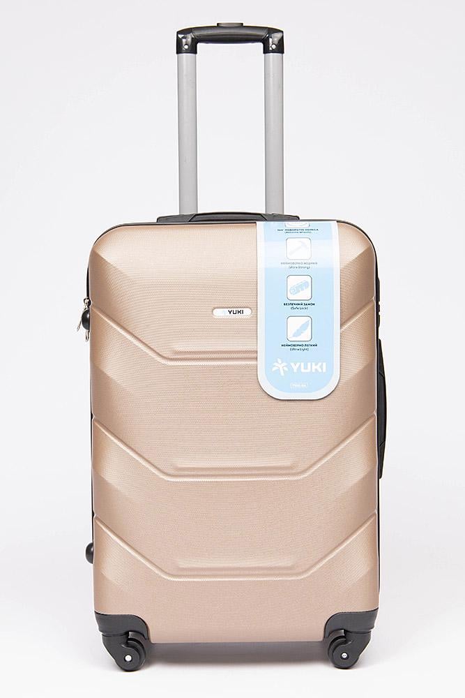 Чемодан женский ЦБ-00184080 L Золотистый (SKT000609381)