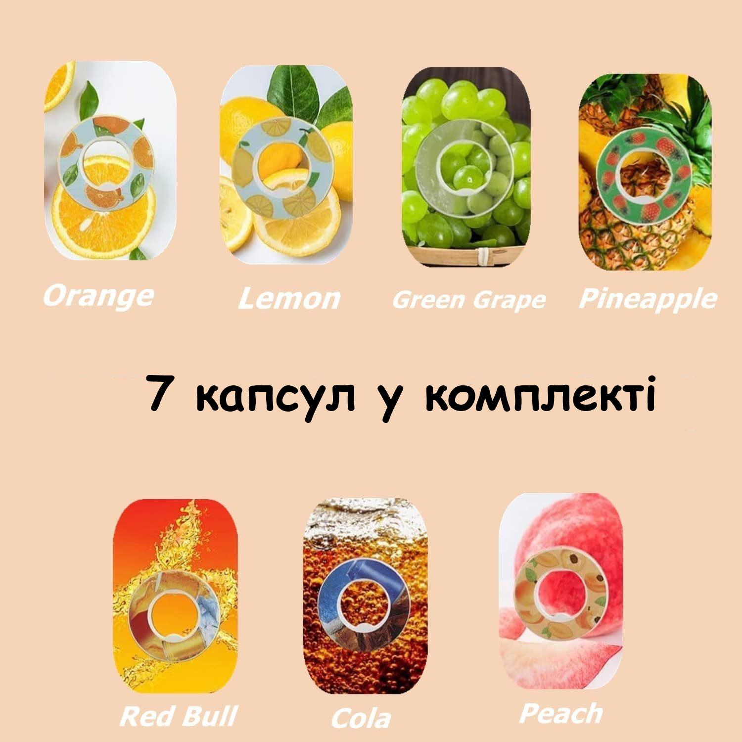 Бутылка с картриджами для вкуса 650 мл Голубой (0510) - фото 2