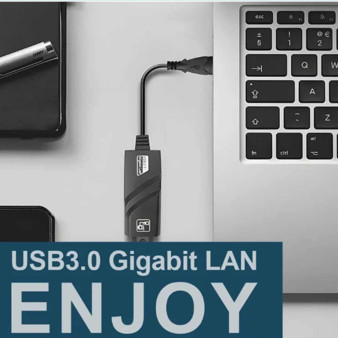 Мережевий адаптер DBIT RTL8153 USB Type-A Gigabit Ethernet - фото 3