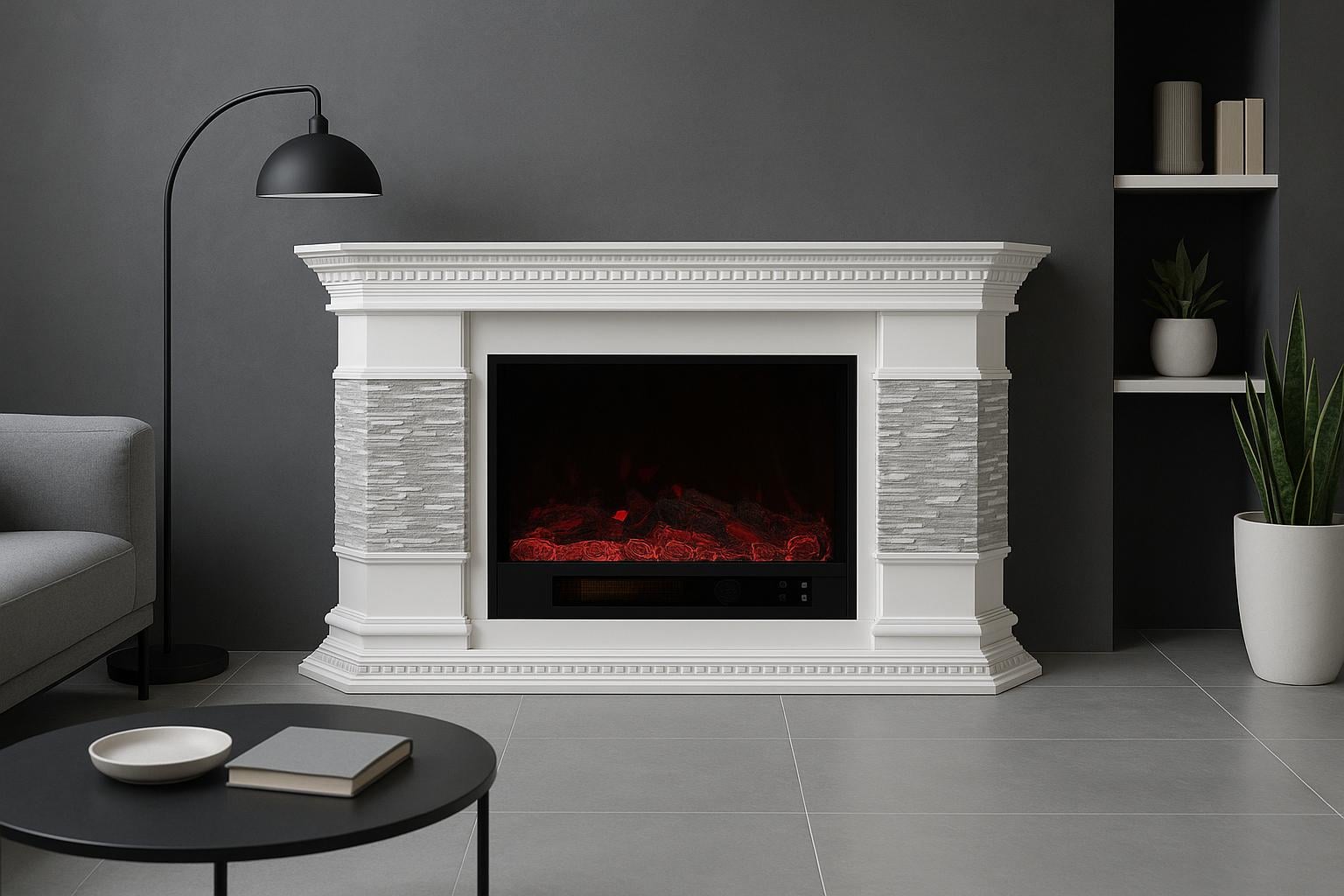 Камин электрический Palermo Bluetooth звук потрескивания дров 1500 Вт (10080119) Камин электрический Palermo Bluetooth звук потрескивания дров 1500 Вт (10080119)