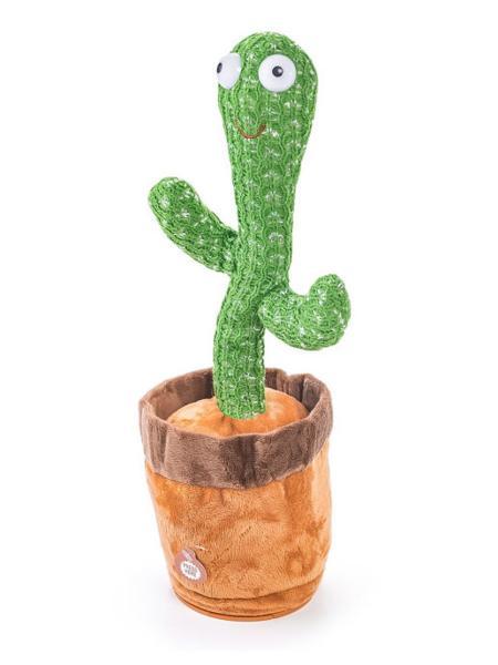 Мягкая игрушка A-Toys интреактивная Кактус танцующий 34х9 см (856019)