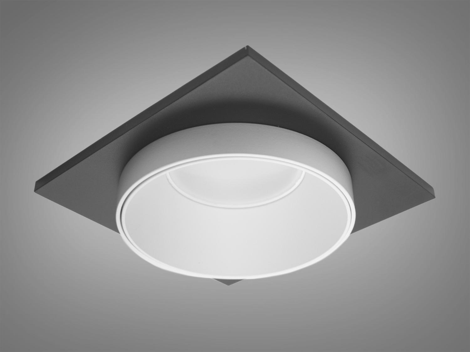 Точечный светильник Аluminium поворотный (QXL-1746-S1-BK+WH)
