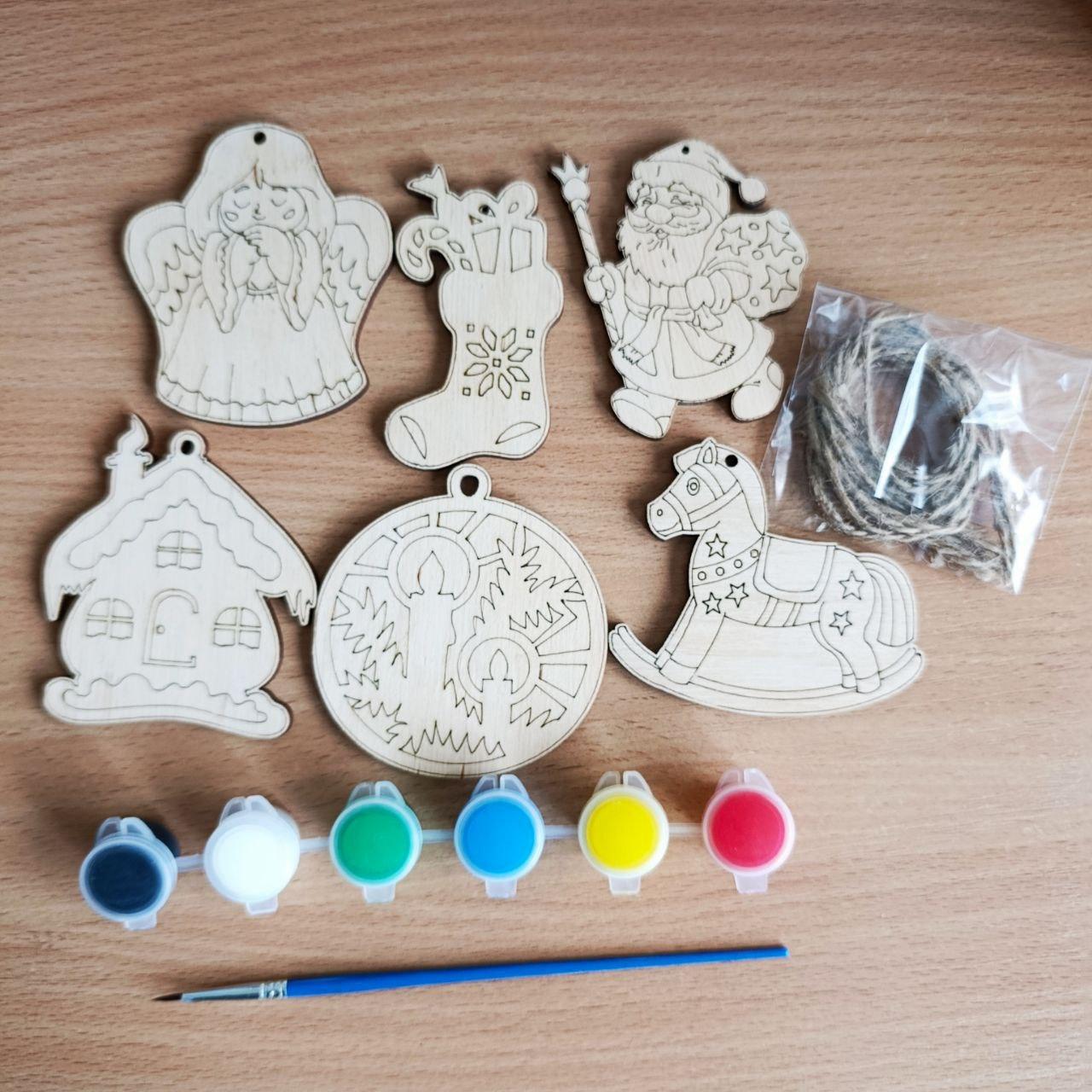 Подарунковий бокс з новорічними розвиваючими іграшкам (ar307) - фото 2