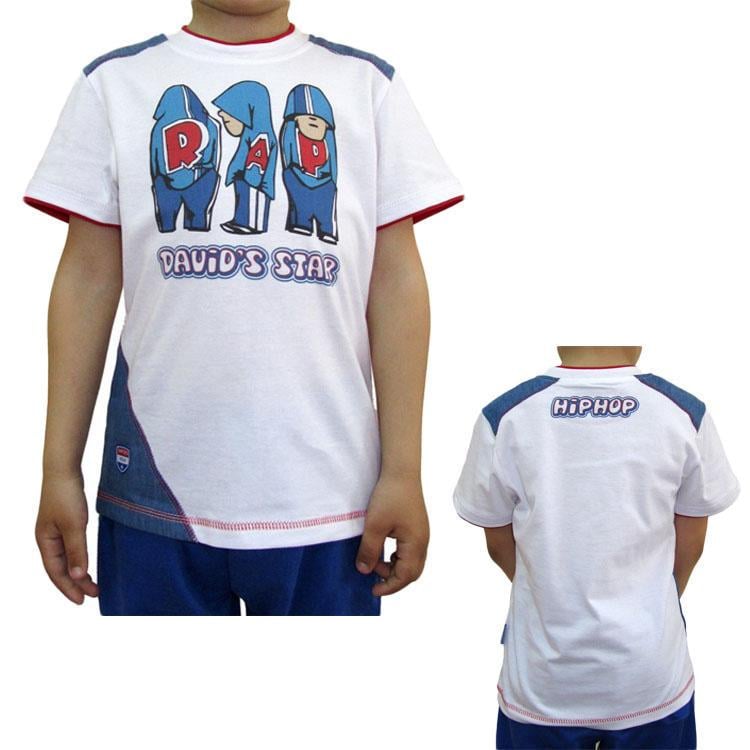 Футболка Дэвид стар 116 см Белый 30ф
