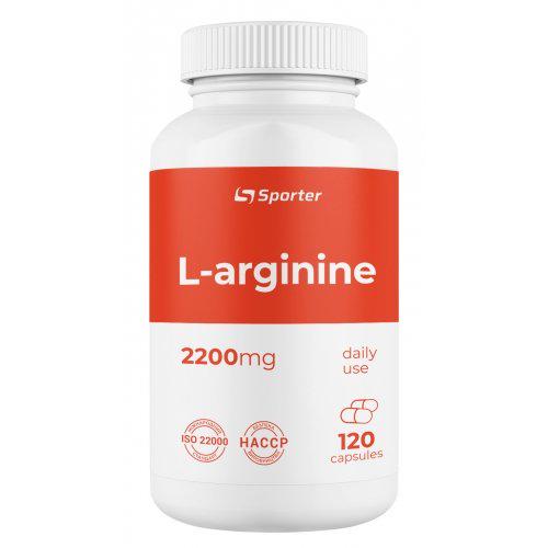Аминокислота Sporter L-Arginine 2200 мг 120 капс. (7387)