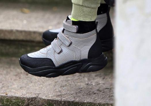 Черевики дитячі ортопедичні з супінатором і фіксуючим задником р. 36 Сірий (2493762213)