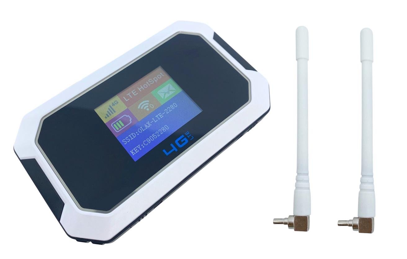 Роутер Olax МТ 80 4G WIFI під сим карту 3000 mAh два виходи під антену 2x5 Dbi (27874582)