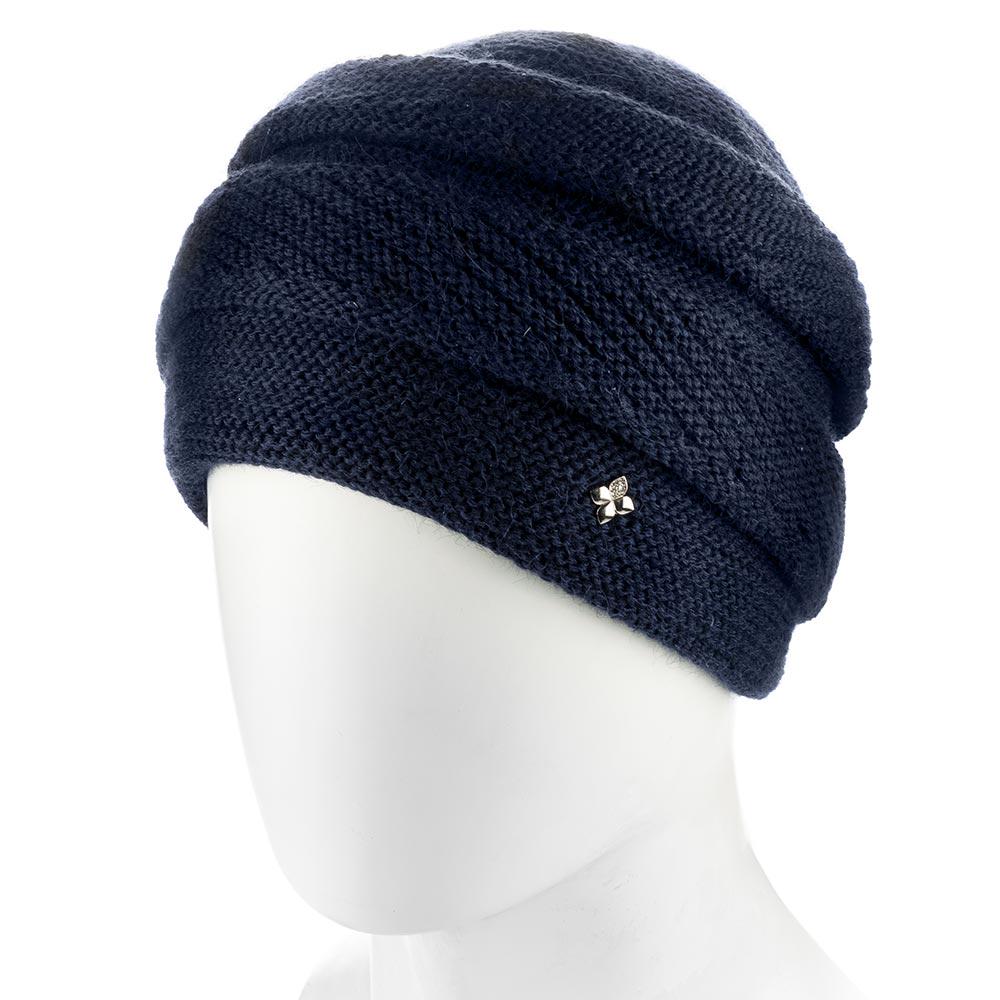 Шапка Zolly ZH254 женская шерстяная L р. 57-58 Темно-синий