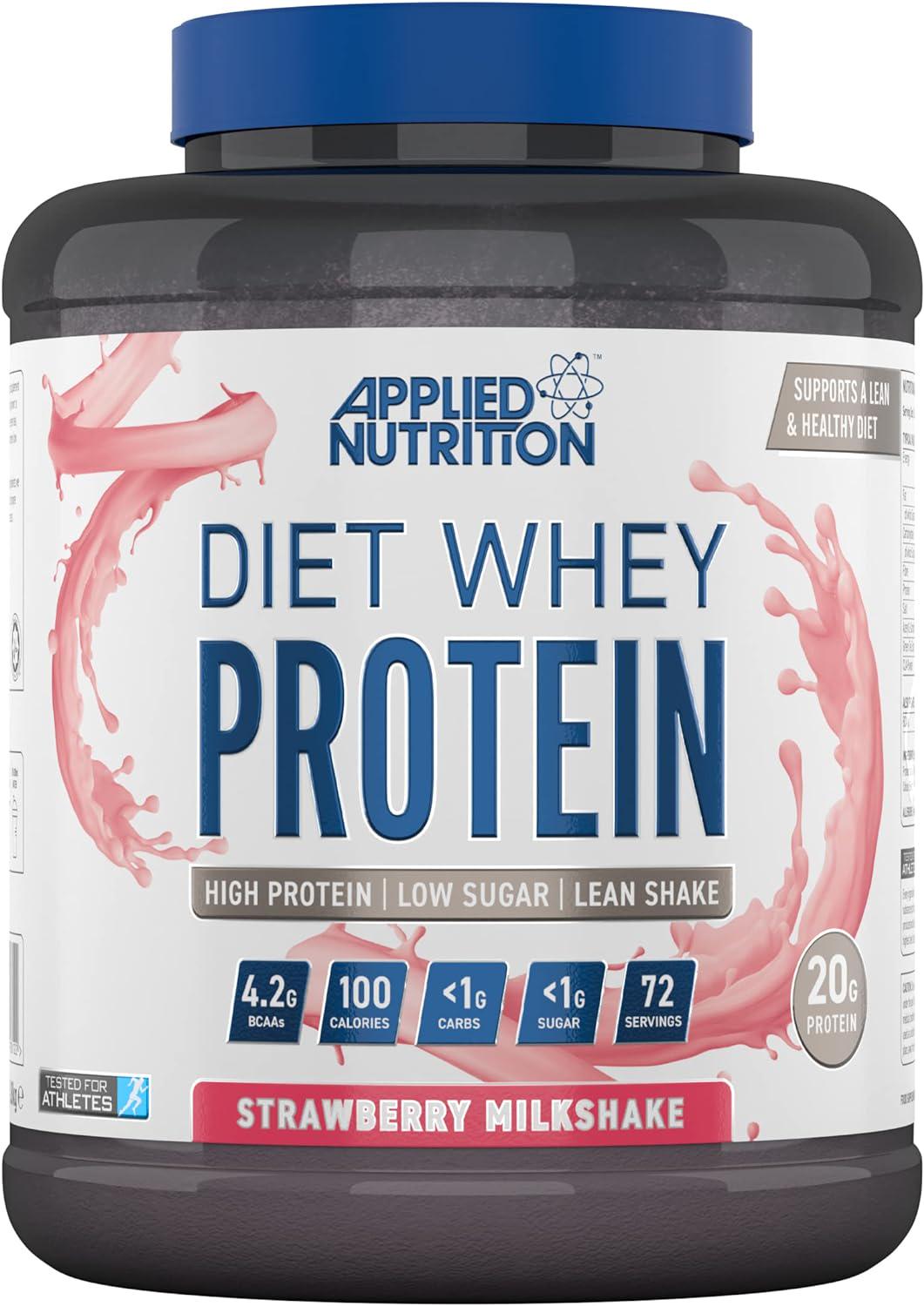 Протеин Applied Nutrition Diet Whey High Protein Powder Strawberry Milkshake 1,8 кг