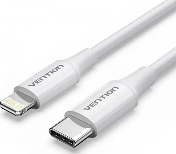 Кабель Vention USB 2.0 Type-C Male to Lightning 3A 1 м White (LAKWF)