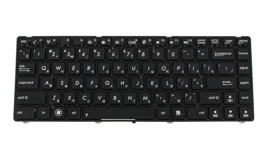 Клавиатура для ноутбука Asus X44L Черный (165109)