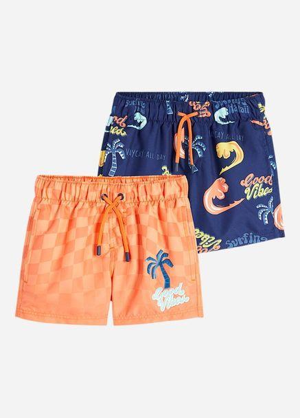 Купальні шорти C&A 276611 122-128 см 2 пари Різнокольоровий