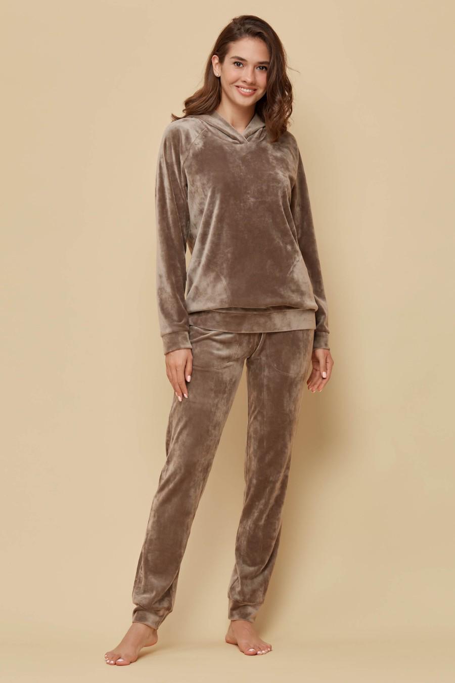 Комплект Anabel Arto худи/брюки р. 46/L Кофейный (35366/76564)