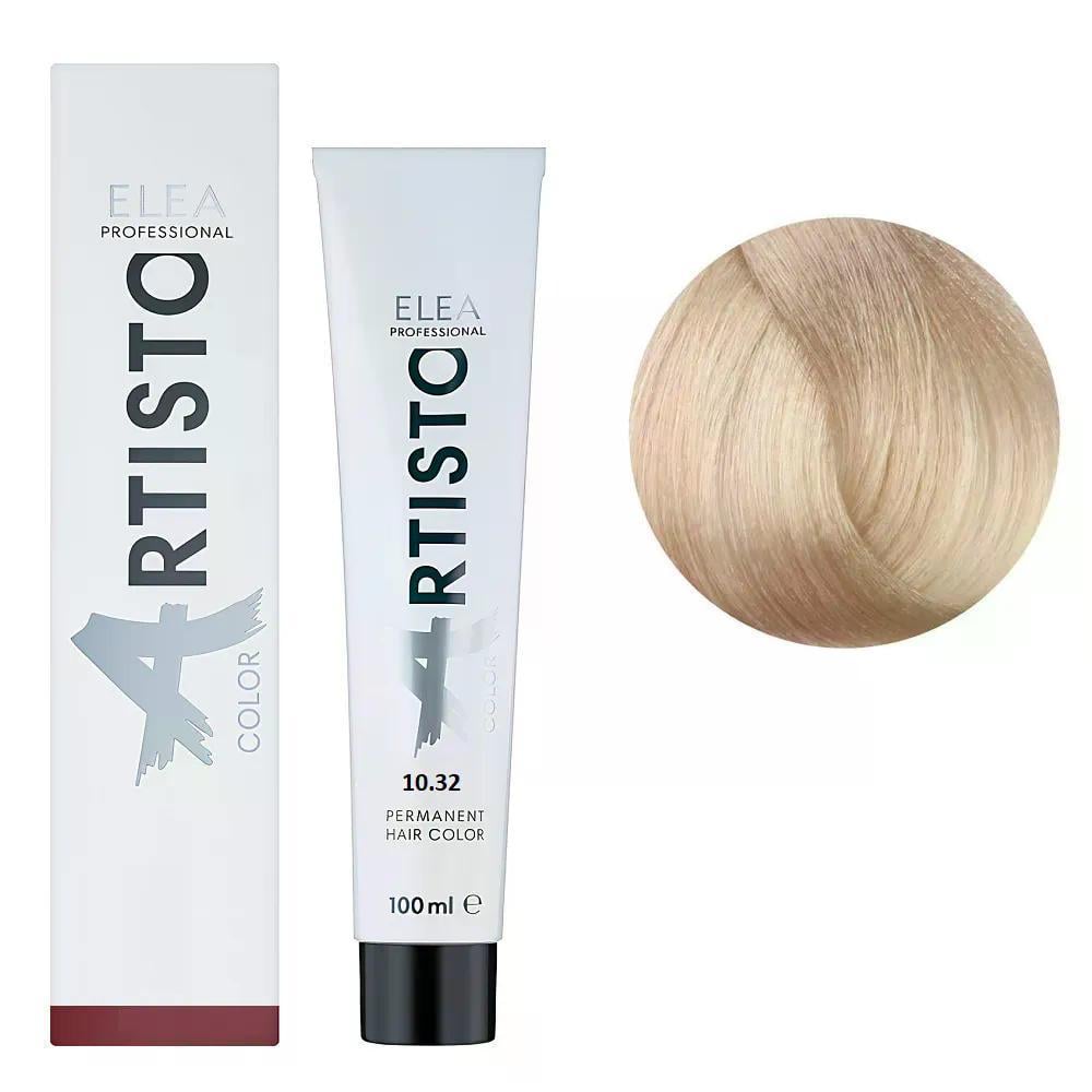 Крем-краска для волос Elea Professional Artisto Color 10.32 Светлый блондин золотисто-фиолетовый 100 мл
