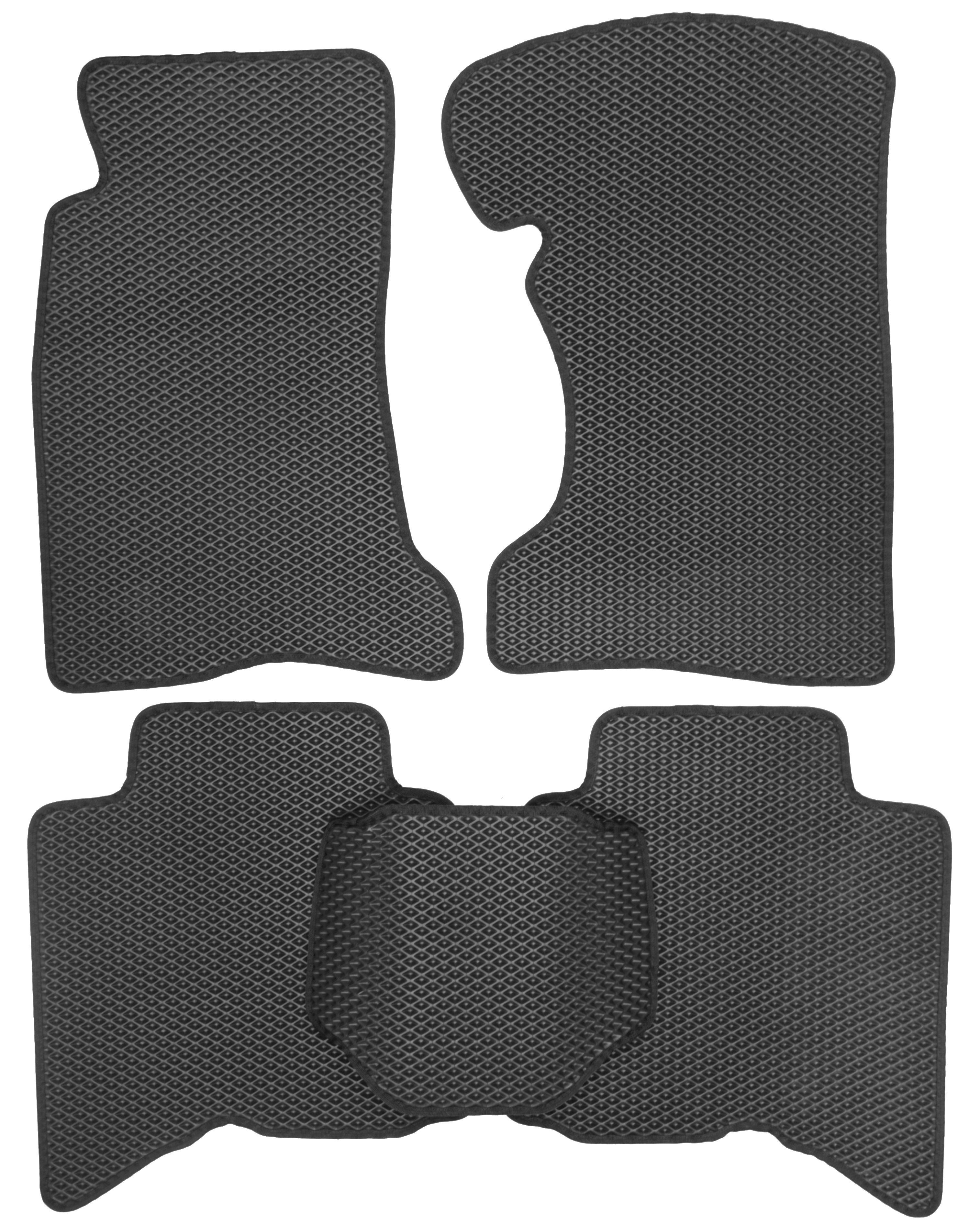 Коврики в салон Kinetic для Great Wall Hover/H3 '05- EVA-полимерные Черный