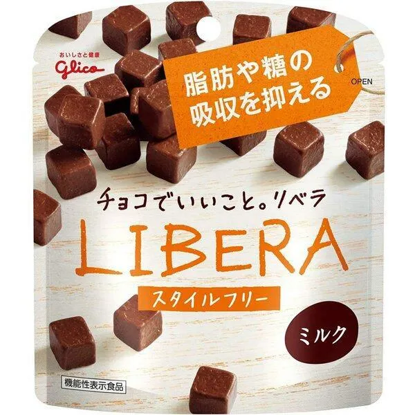 Шоколад кубики Glico Libera 50 г