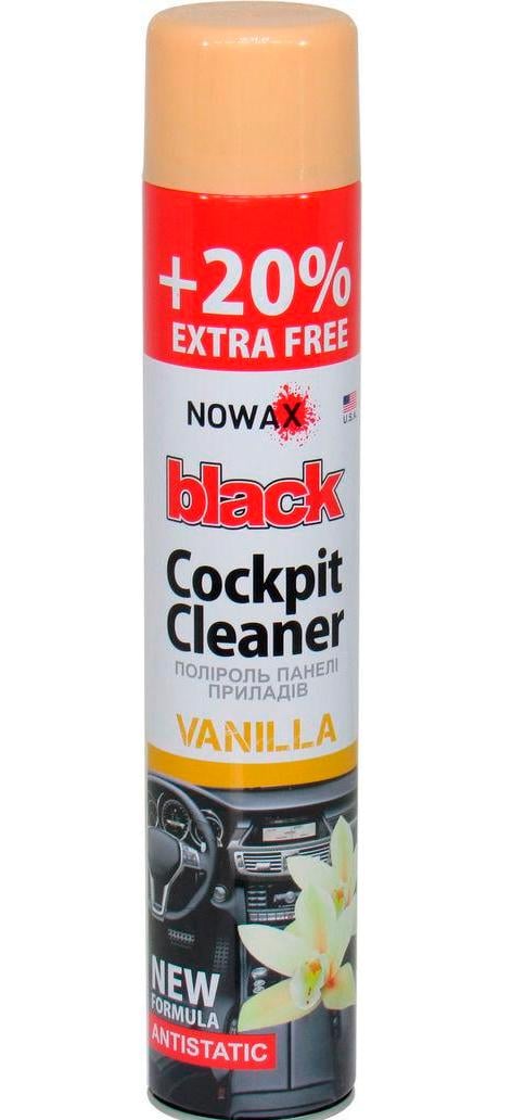 Полироль пластика Nowax Cockpit Cleaner Vanilla 750 мл (NX00701)