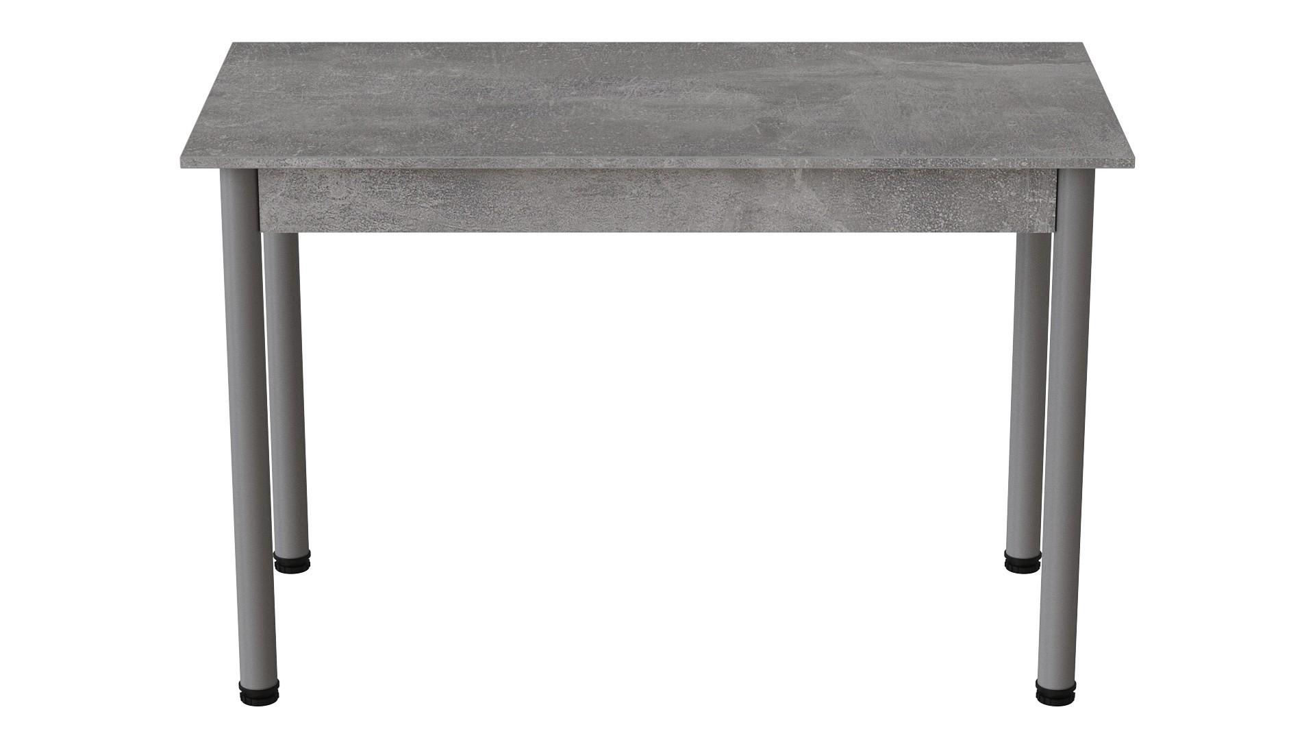 Стол кухонный Ferrum-decor Бенита ДСП 16 мм 75x120x60 см Серый/Бетон (FRD-105565)